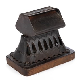 SHEET-IRON AND CAST-IRON MATCH HOLDER