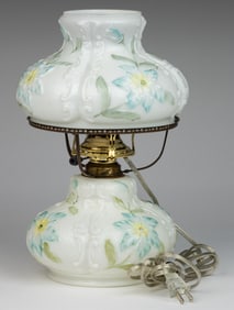 VICTORIAN FLORAL PATTERNED JUNIOR PARLOR LAMP