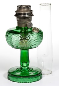 ALADDIN MODEL B-54E / WASHINGTON DRAPE - PLAIN STEM KEROSENE STAND LAMP