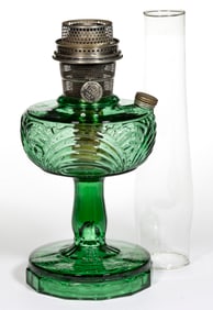 ALADDIN MODEL B-54E / WASHINGTON DRAPE - PLAIN STEM KEROSENE STAND LAMP