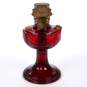 ALADDIN MODEL B-62/ LINCOLN DRAPE - SHORT KEROSENE STAND LAMP