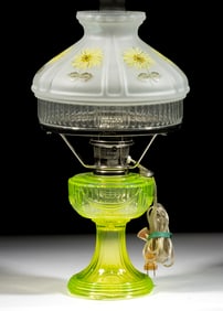 ALADDIN REISSUE SHORT LINCOLN DRAPE ELECTRIC STAND LAMP