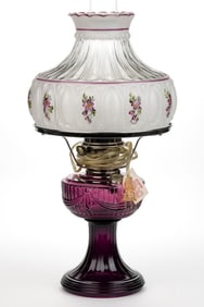 ALADDIN SHORT LINCOLN DRAPE REISSUE ELECTRIC KEROSENE-FORM STAND LAMP