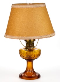 ALADDIN SHORT LINCOLN DRAPE REISSUE KEROSENE STAND LAMP