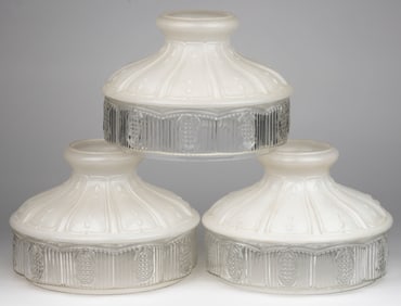 ALADDIN MODEL 501-11 LAMP SHADES, LOT OF THREE