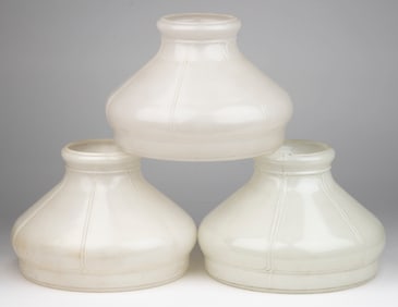 ALADDIN NO. 701B SHADES, LOT OF THREE