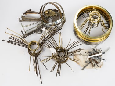 ALADDIN KEROSENE LAMP PARTS, UNCOUNTED LOT