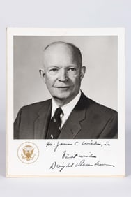 PRESIDENT DWIGHT D. EISENHOWER (1890-1969) SIGNED PHOTOGRAPH