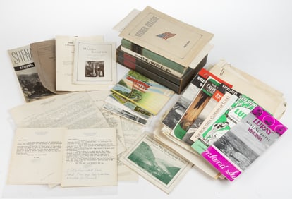 JULIA DAVIS (WEST VIRGINIA, 1900-1993) AUTHORED VOLUME AND ASSOCIATED ARCHIVAL MATERIAL, UNCOUNTED