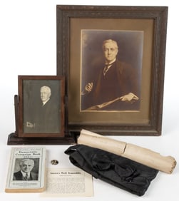 JOHN WILLIAM DAVIS (WEST VIRGINIA, 1873-1955) POLITICAL AND OTHER MATERIAL, LOT OF SEVEN