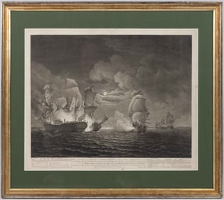 AMERICAN REVOLUTIONARY WAR HISTORICAL PRINT