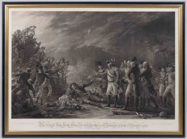 AMERICAN REVOLUTIONARY WAR HISTORICAL PRINT