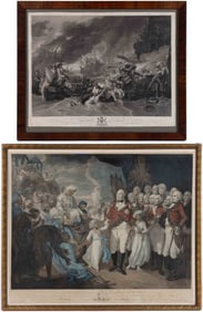 AMERICAN / EUROPEAN WAR HISTORICAL PRINTS, LOT OF TWO