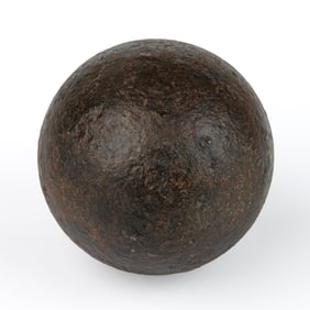 REVOLUTIONARY WAR VIRGINIA ASSOCIATED FOUR-POUND CANNONBALL