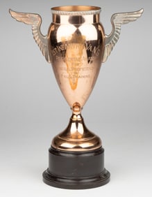 VIRGINIA 1ST INFANTRY NATIONAL GUARD ART DECO TROPHY