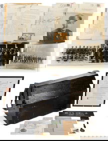 UNITED STATES GEOLOGICAL SURVEY PAINTED WOODEN TRAVEL BOX