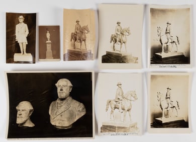 CIVIL WAR CONFEDERATE GEN. ROBERT E. LEE PHOTOGRAPHS, LOT OF EIGHT
