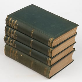 ANTIQUARIAN SCOTTISH HISTORY FOUR-VOLUME SET WITH CONFEDERATE OFFICER OWNERSHIP