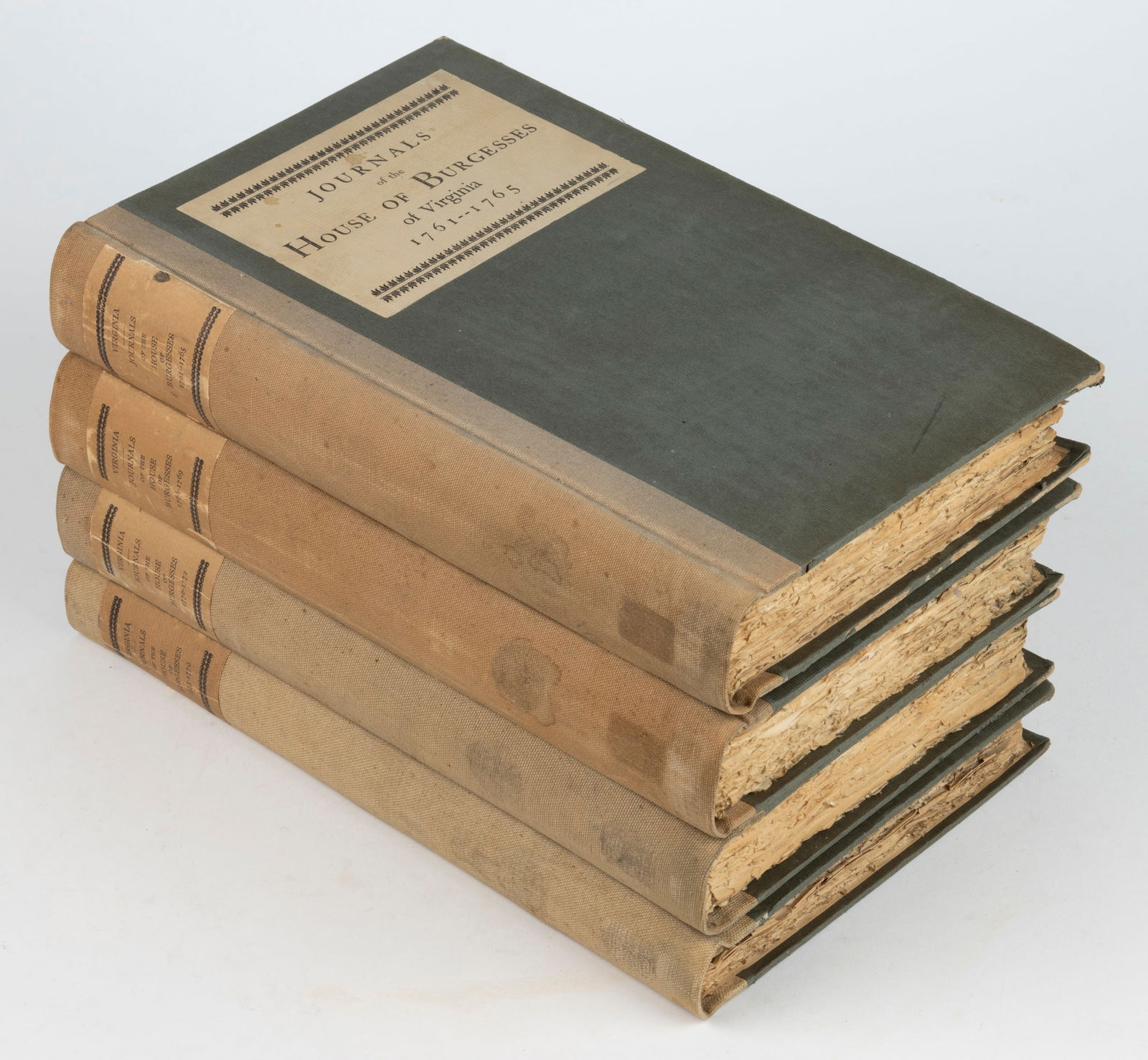 ANTIQUARIAN VIRGINIA COLONIAL HISTORY VOLUMES, LOT OF FOUR (1 of 2)