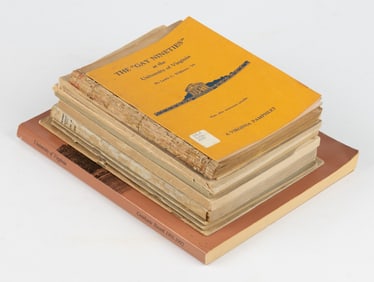 UNIVERSITY OF VIRGINIA HISTORICAL VOLUMES, LOT OF 12