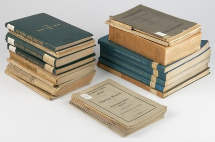 VIRGINIA STATE LIBRARY AND OTHER HISTORICAL REPORTS, LOT OF 41