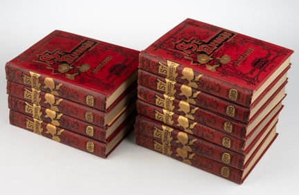 ANTIQUARIAN ILLUSTRATED JUVENILE PERIODICALS BOUND VOLUMES, LOT OF TEN