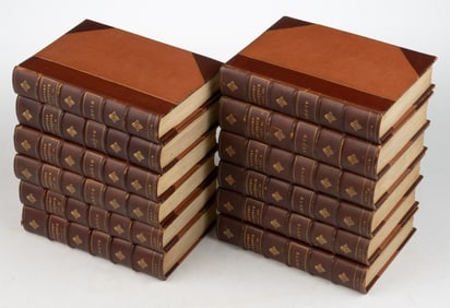 ANTIQUARIAN GREECE HISTORICAL FINE-BINDING 12-VOLUME SET