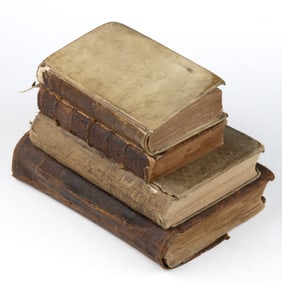 ASSORTED ANTIQUARIAN VOLUMES, LOT OF FOUR