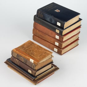 ANTIQUARIAN AMERICAN HISTORY VOLUMES, LOT OF 12