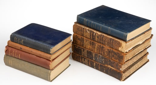 ANTIQUARIAN NORTHEASTERN UNITED STATES HISTORICAL VOLUMES, LOT OF NINE