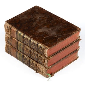 18TH CENTURY FRENCH MILITARY THREE-VOLUME SET