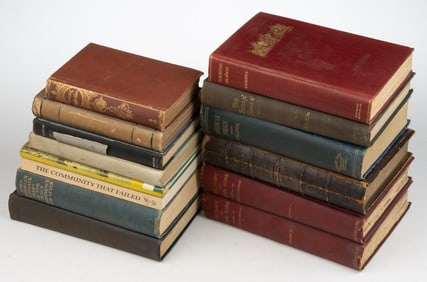 ASSORTED HISTORICAL, LITERARY, AND OTHER VOLUMES, LOT OF 14