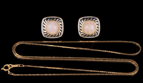 VINTAGE / CONTEMPORARY 14K YELLOW GOLD NECKLACE CHAIN