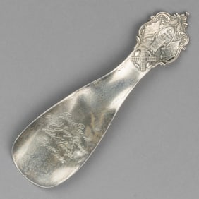 DOMINICK & HAFF STERLING SILVER NEW YORK SHERIFF'S JURY DINNER SHOE HORN
