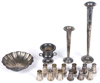 GORHAM AND OTHER STERLING SILVER ARTICLES, LOT OF 16