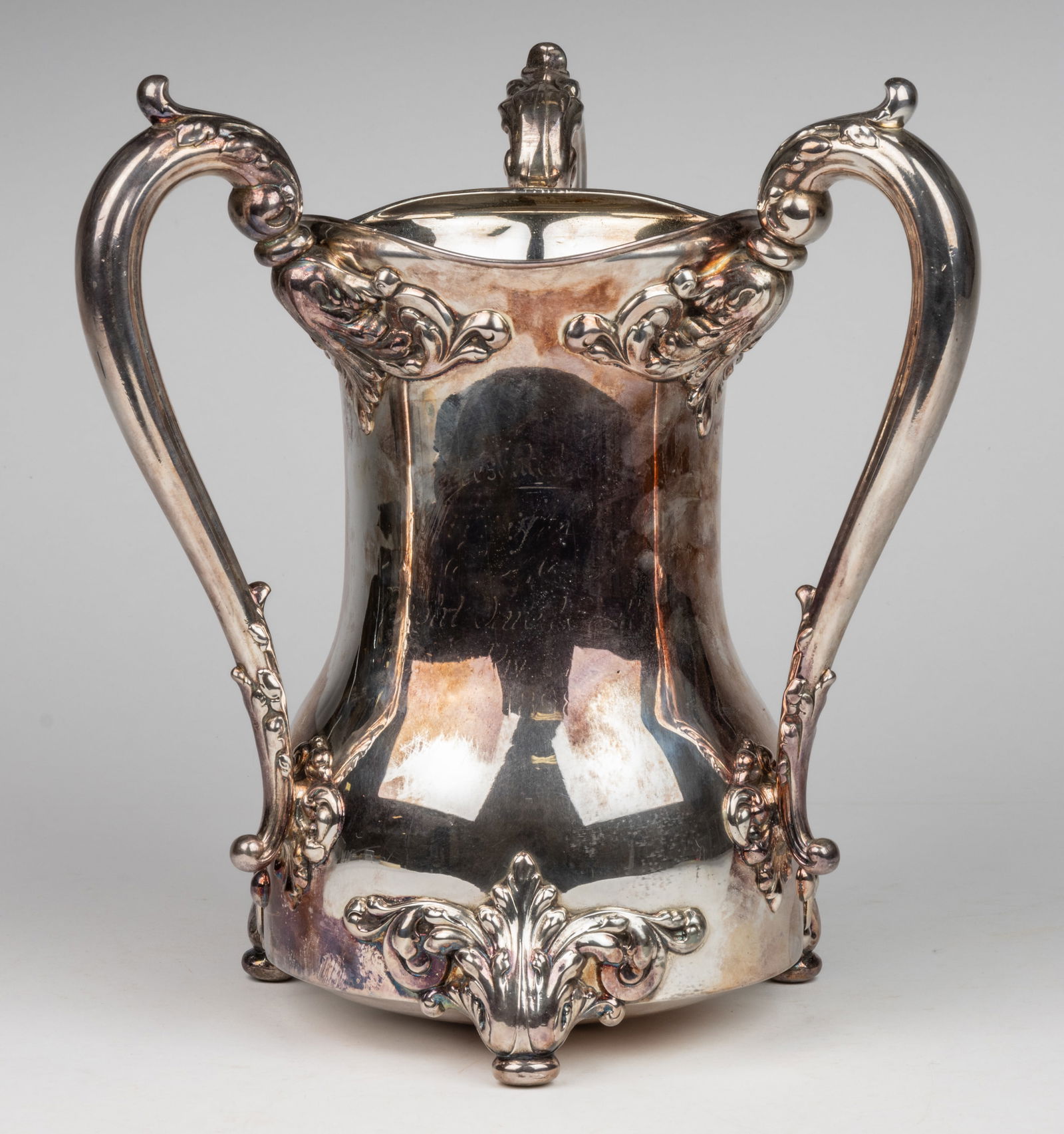 REED & BARTON SILVER-PLATED LOVING CUP (1 of 3)
