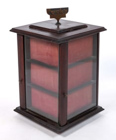 COOK'S LEATHER GOODS ROTATING COUNTER-TOP STORE DISPLAY