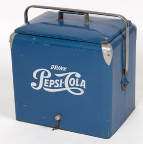 VINTAGE PEPSI-COLA ADVERTISING COOLER
