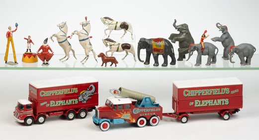ASSORTED CORGI AND OTHER CIRCUS TOYS, UNCOUNTED LOT