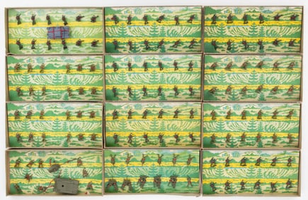 AUTHENTICAST / COMET METAL PRODUCTS CO., INC TOY SOLDIERS / FIGURES, LOT OF 12 SETS