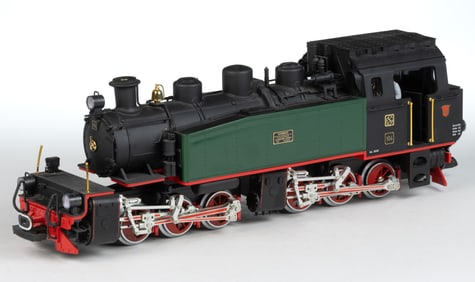 GERMAN L. G. B. LEHMANN NO. 2085D MALLET "HANOMAG" G-SCALE MODEL RAILROAD STEAM LOCOMOTIVE / TRAIN