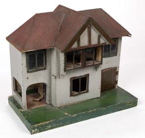 AMERICAN FOLK ART DOLL'S HOUSE / MODEL