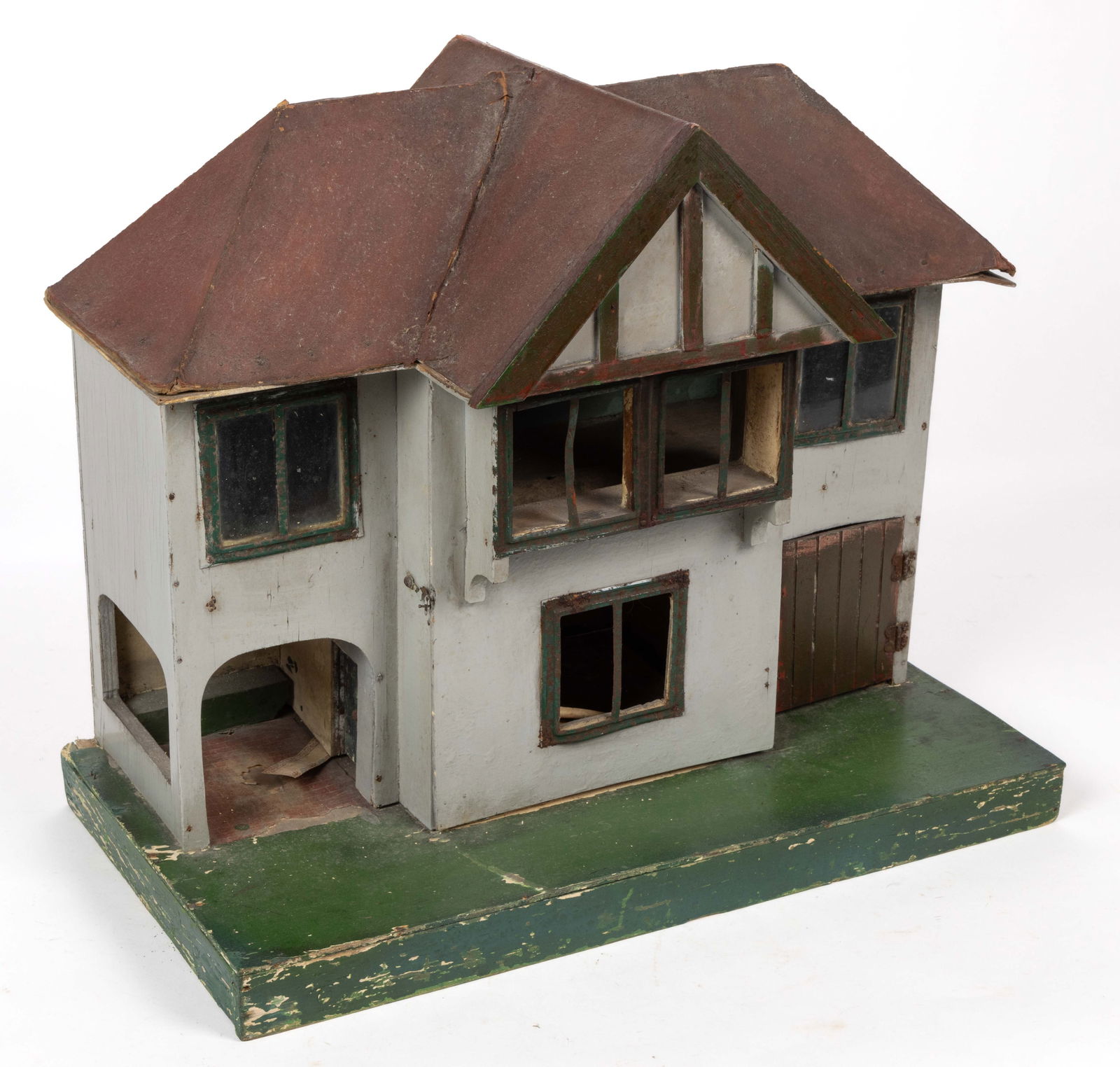 AMERICAN FOLK ART DOLL'S HOUSE / MODEL (1 of 5)