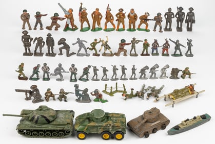 BARCLAY / MANOIL AND OTHER TOY SOLDIERS, UNCOUNTED LOT