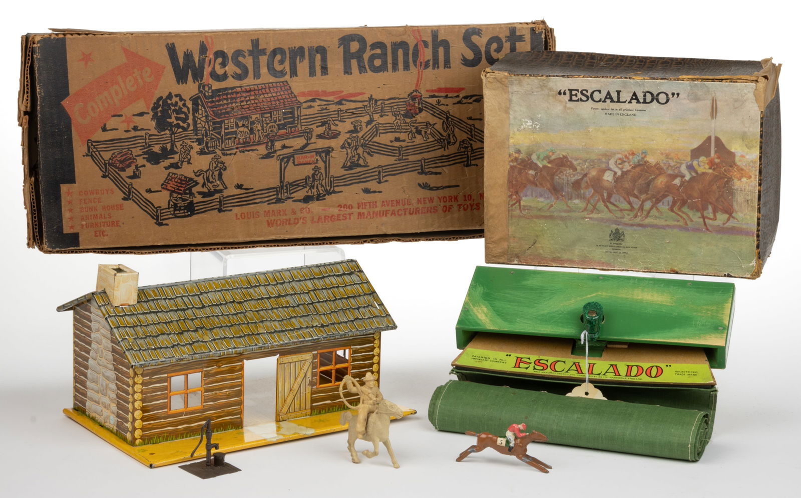 WESTERN / EQUESTRIAN TOY SETS, LOT OF TWO (1 of 2)