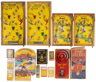 ASSORTED VINTAGE MARBLE / DEXTERITY GAMES, LOT OF 14