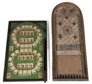 LINDSTROM TOOL AND TOY CO. AND OTHER PINBALL GAMES, LOT OF TWO