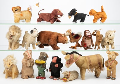 ASSORTED VINTAGE WIND-UP TOYS, LOT OF 18