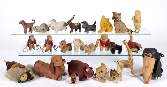 ASSORTED VINTAGE WIND-UP AND OTHER TOYS, LOT OF 23
