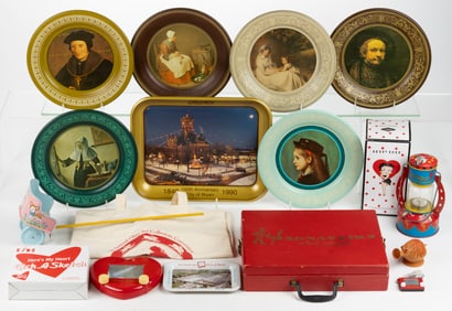 OHIO ART COMPANY TIN LITHOGRAPHED TOYS AND OTHER ARTICLES, UNCOUNTED LOT